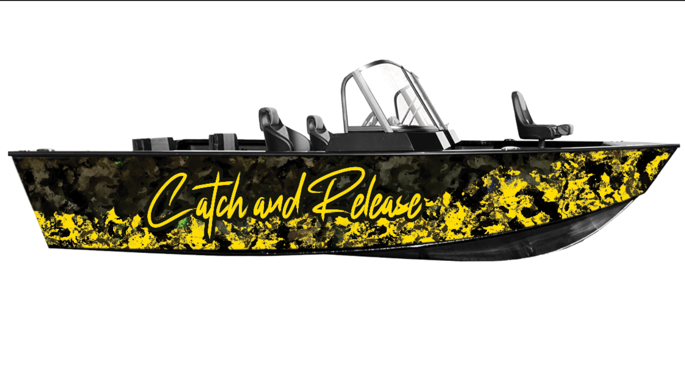 Okleiny na łodzie Catch and Release